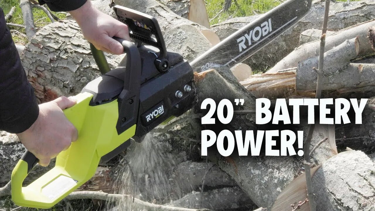 New Ryobi Tool 20 inch 40v Chainsaw review