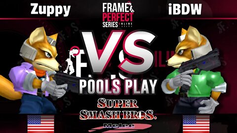 FPS3 Online Top 32 Qualifier - Zuppy (Fox) vs. PG | iBDW (Fox) - Smash Melee