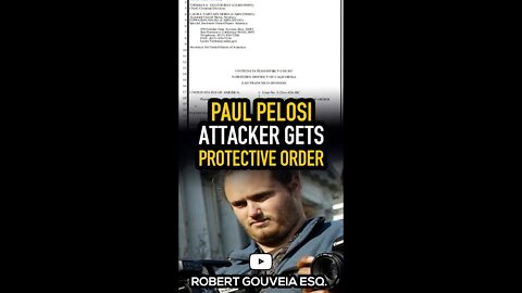 Pelosi Attacker GETS Protective Order #shorts