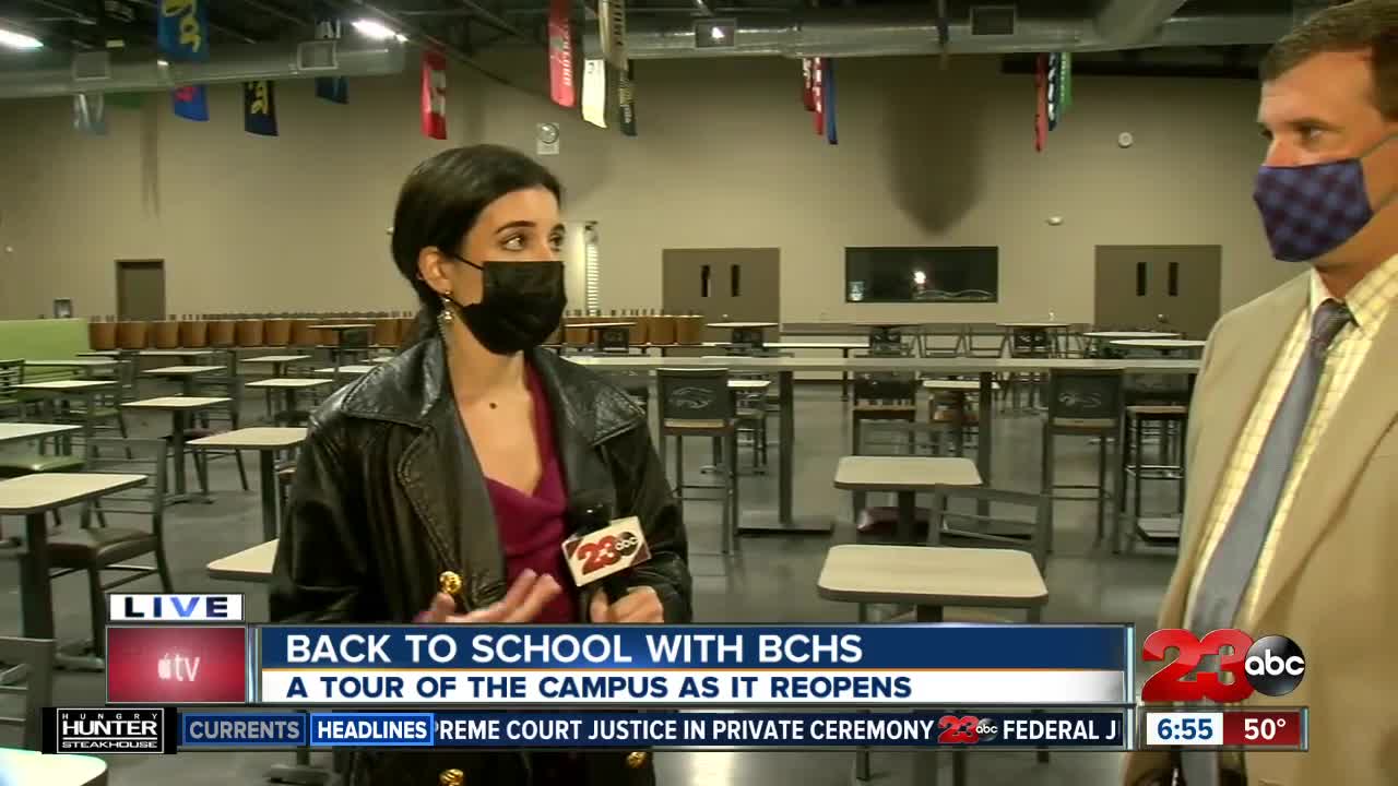 BCHS Repurposes Student Union Ahead of Reopening Wednesday