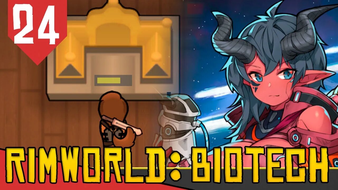 Busca pela GRANDE ESPADA ANITA - Rimworld Biotech #24 [Série Gameplay PT-BR]