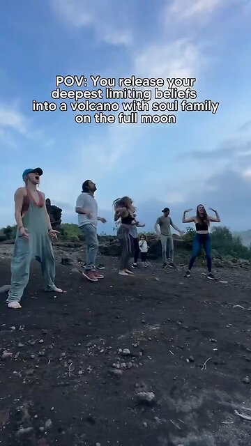 Liberals release their inner believes into a volcano … not a parody