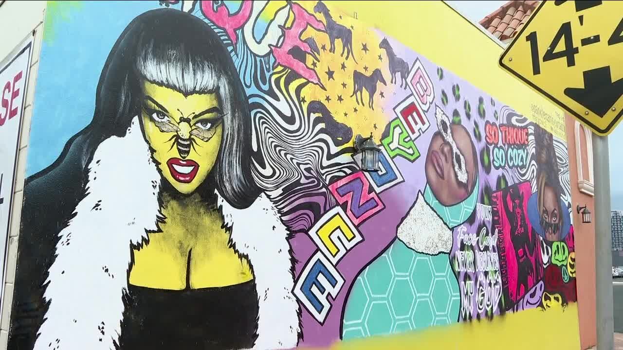 Tampa muralist creates art for Beyonce ahead of her performance