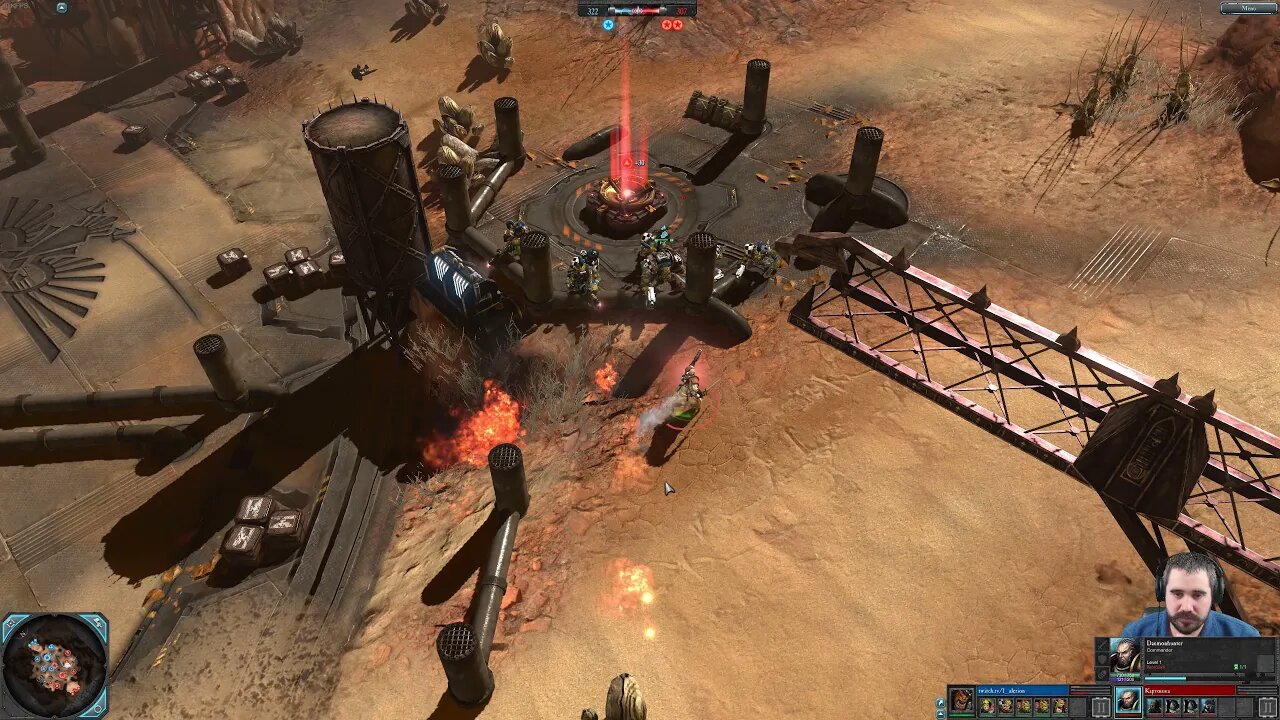 Alerion (Kommando) vs Kaprouika (Daemon Hunter) || Dawn of War 2