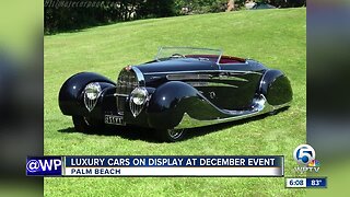 Luxury cars will be on display in Palm Beach