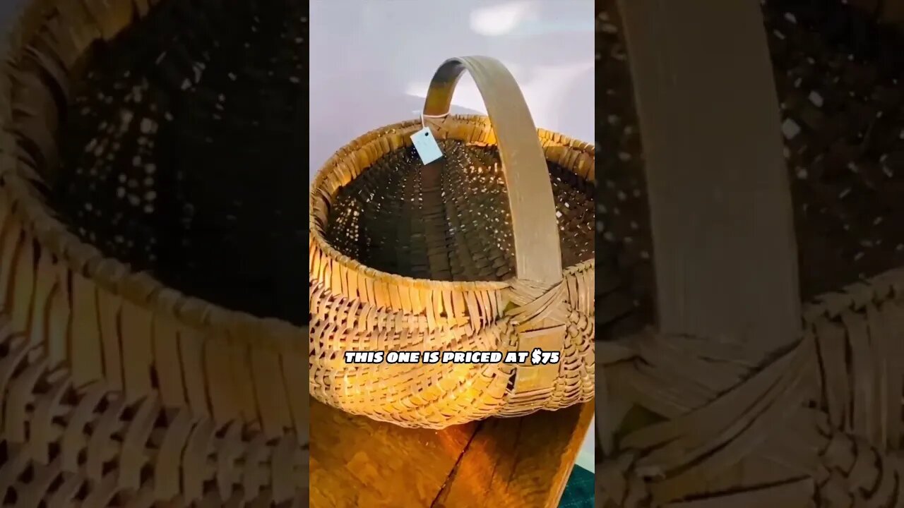 North Carolina Basketry for Picking Apples #cherokee #basketry #applepicking #oldbasket #appalachia