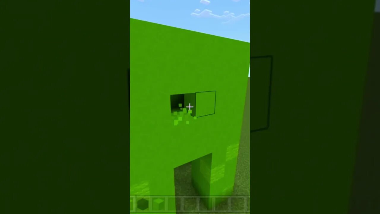 BUILDING A CREEPER #MINECRAFT