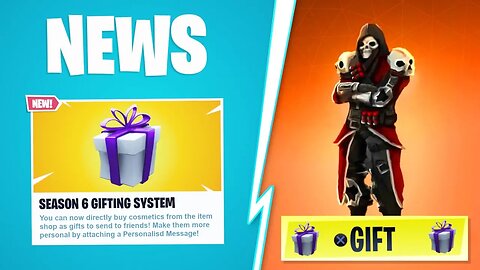 *NEW* "How To GIFT SKINS in Fortnite!" Gifting System Gameplay Showcase! (Fortnite Gifting Tutorial)