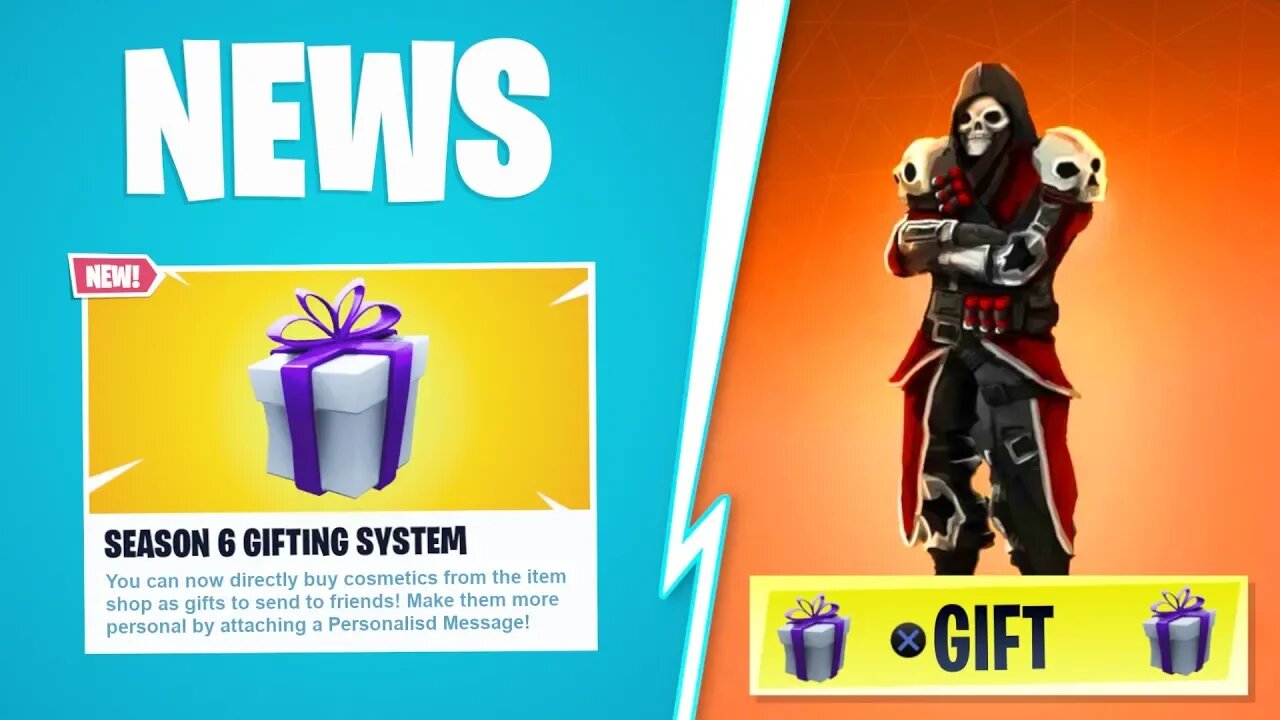 *NEW* "How To GIFT SKINS in Fortnite!" Gifting System Gameplay Showcase! (Fortnite Gifting Tutorial)