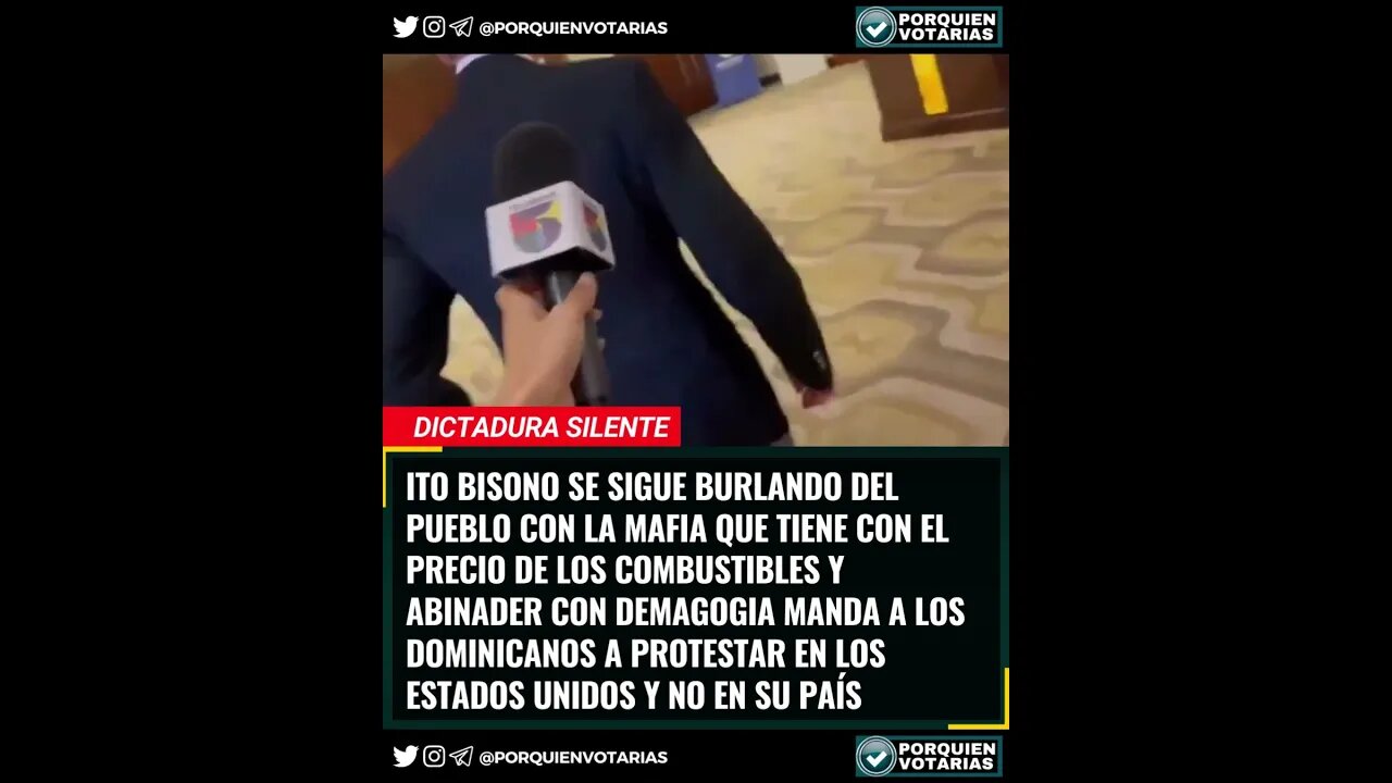 ⚡️A LA CLARA ITO BISONÓ Y ABINADER LE DEMUESTRAN A LOS DOMINICANOS QUE NO RESPONDEN AL PUEBLO