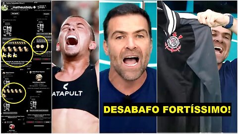 DESABAFO FORTÍSSIMO! "ISSO É UM ABSURDO! Tem que ESFREGAR A CAMISA DO CORINTHIANS na..." OLHA ISSO!