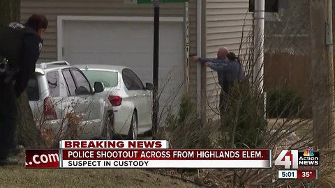 Police fire at suspect near Highlands Elementary School
