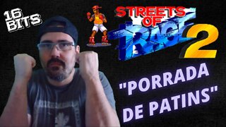 STREET OF RAGE 2 (MEGA DRIVE) GAMEPLAY - Nostalgia, brigando na rua de patins