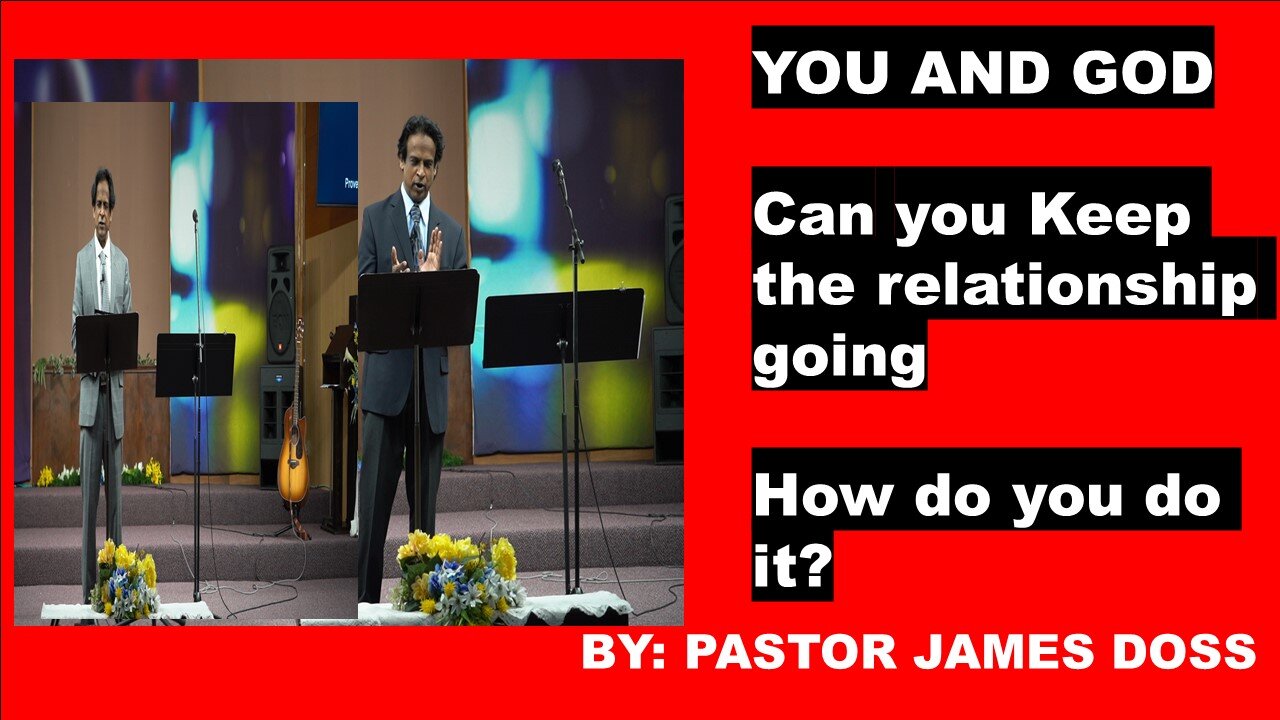 YOU AND GOD Can you Keep the relationship going? How do you do it?