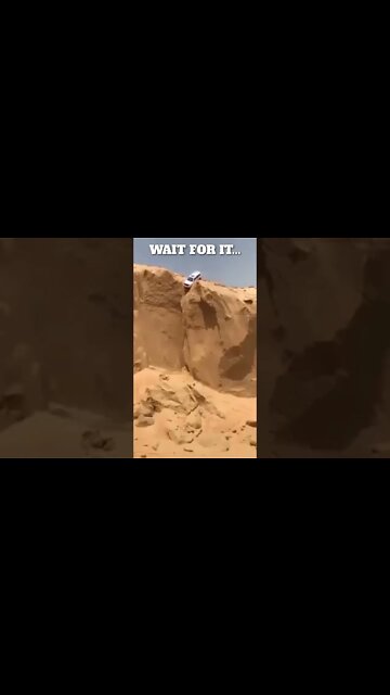 Car OFF CLIFF 😱😂