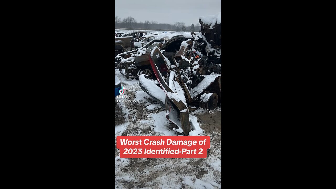 Worst crash damage of 2023 identified