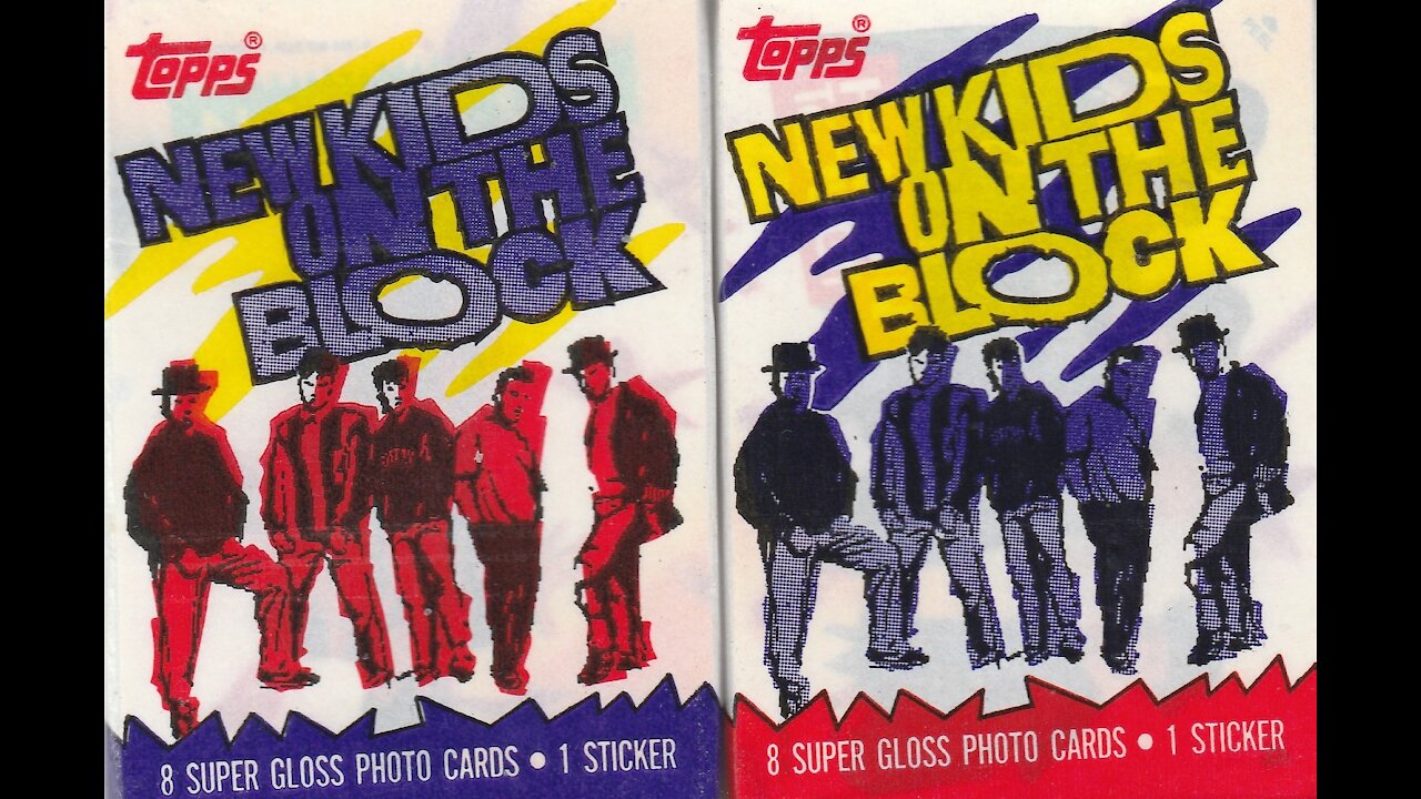 New Kids on the Block Photo Cards Packs - Series 1 (1989, Topps) -- What's Inside