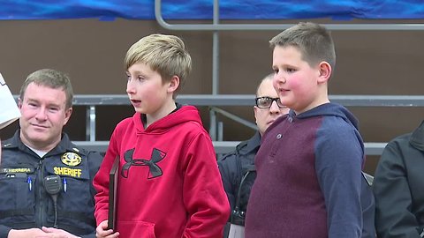 Young boys help save bus driver's life during stroke