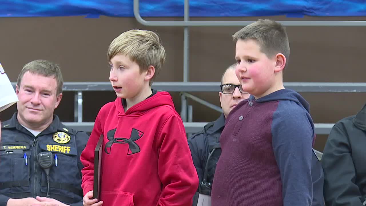 Young boys help save bus driver's life during stroke
