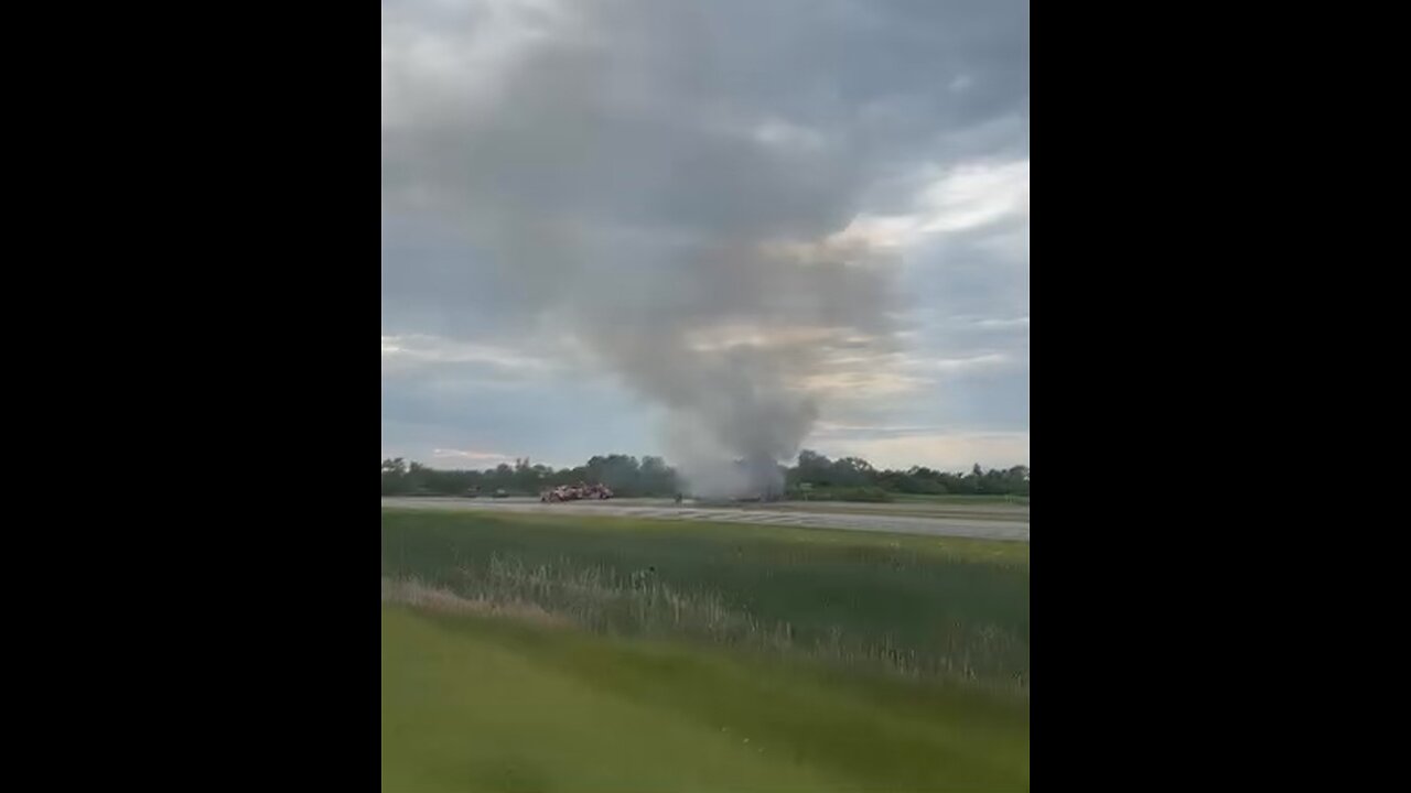 Truck Fire In Manitoba