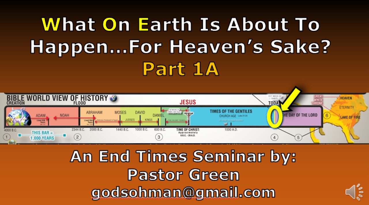 Who is God. What On Earth is About to Happen 1A