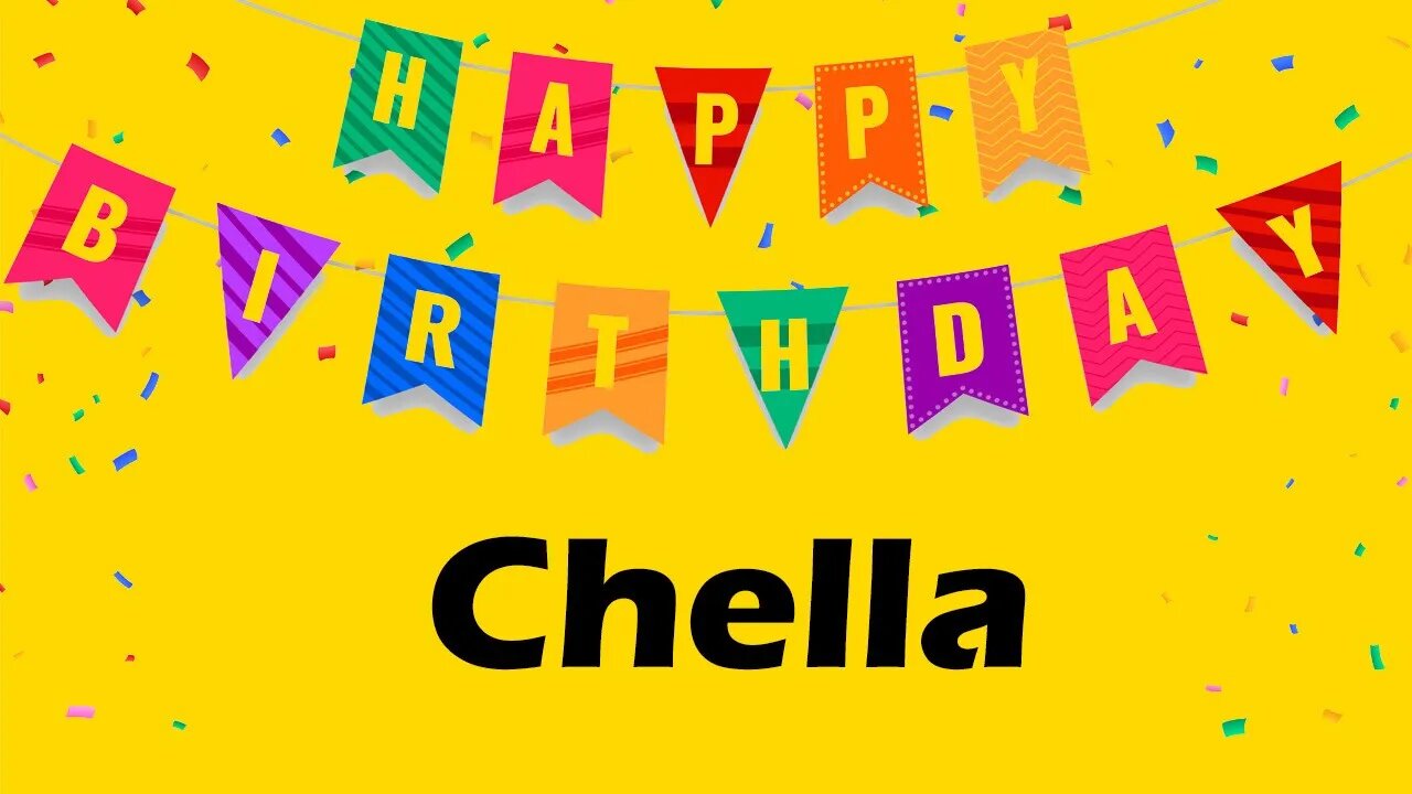 Happy Birthday to Chella - Birthday Wish From Birthday Bash