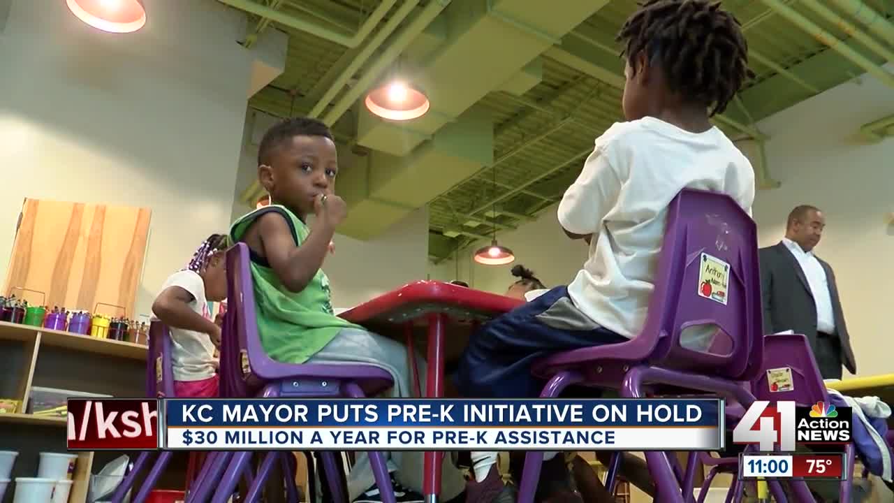 Mayor Sly James announces delay in pre-K initiative