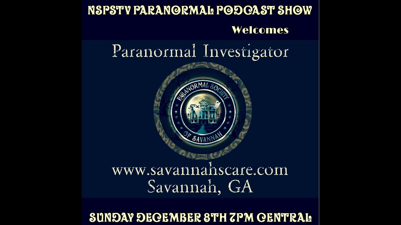 PARANORMAL INVESTIGATORS OF SAVANNAH GEORGIA