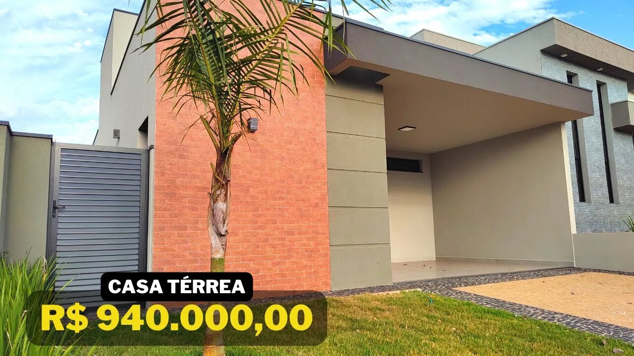 05/09/2023 - CASA TÉRREA DE CONDOMÍNIO pronta para morar e completa em planejados (CASA0361)