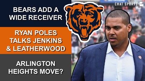 Chicago Bears Claim WR Ihmir Smith-Marsette + Ryan Poles Talks About Alex Leatherwood, Teven Jenkins