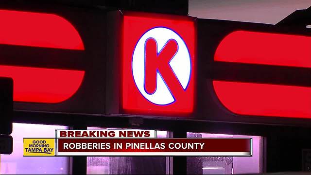 Deputies investigating gas station robberies in Seminole and Oldsmar