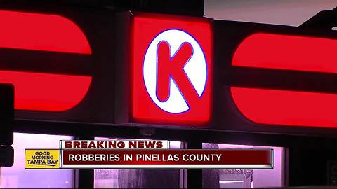 Deputies investigating gas station robberies in Seminole and Oldsmar