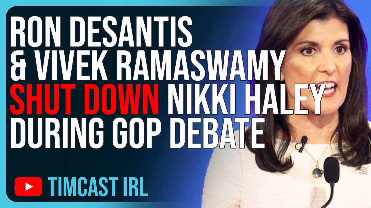 Ron DeSantis & Vivek Ramaswamy SHUT DOWN Nikki Haley During GOP Debate