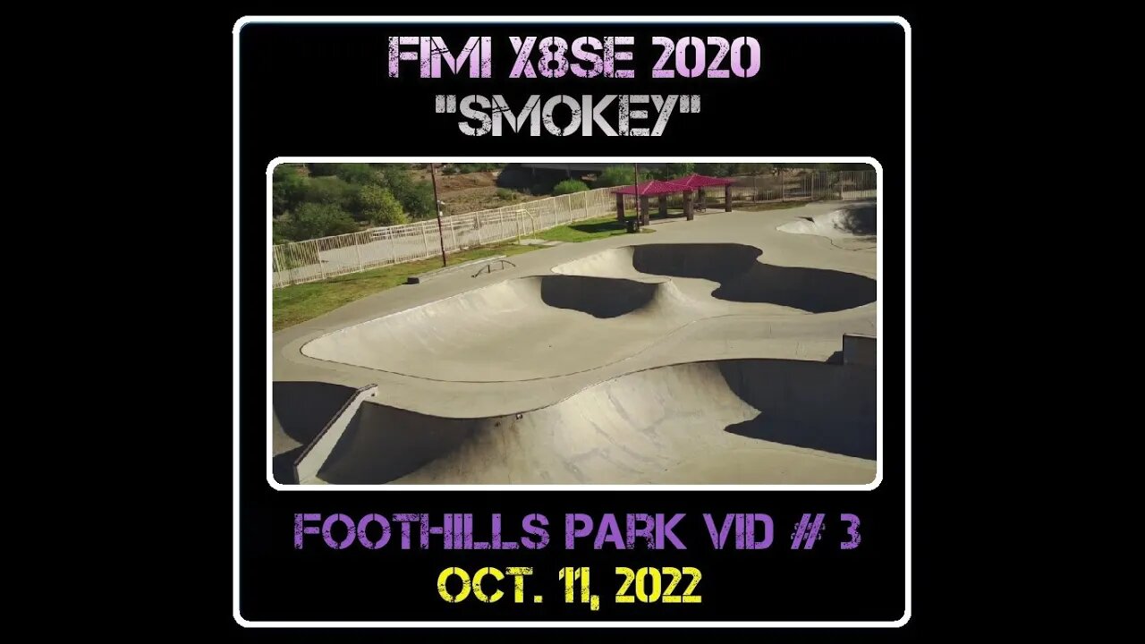 Fimi X8 SE 2020 Drone "Smokey" - Foothills Park - 10/11/22 - Video #3