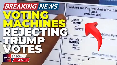 🚨BREAKING: Watch This Voter Try To Pick Trump And You Won't Believe What The Machine Does Instead!