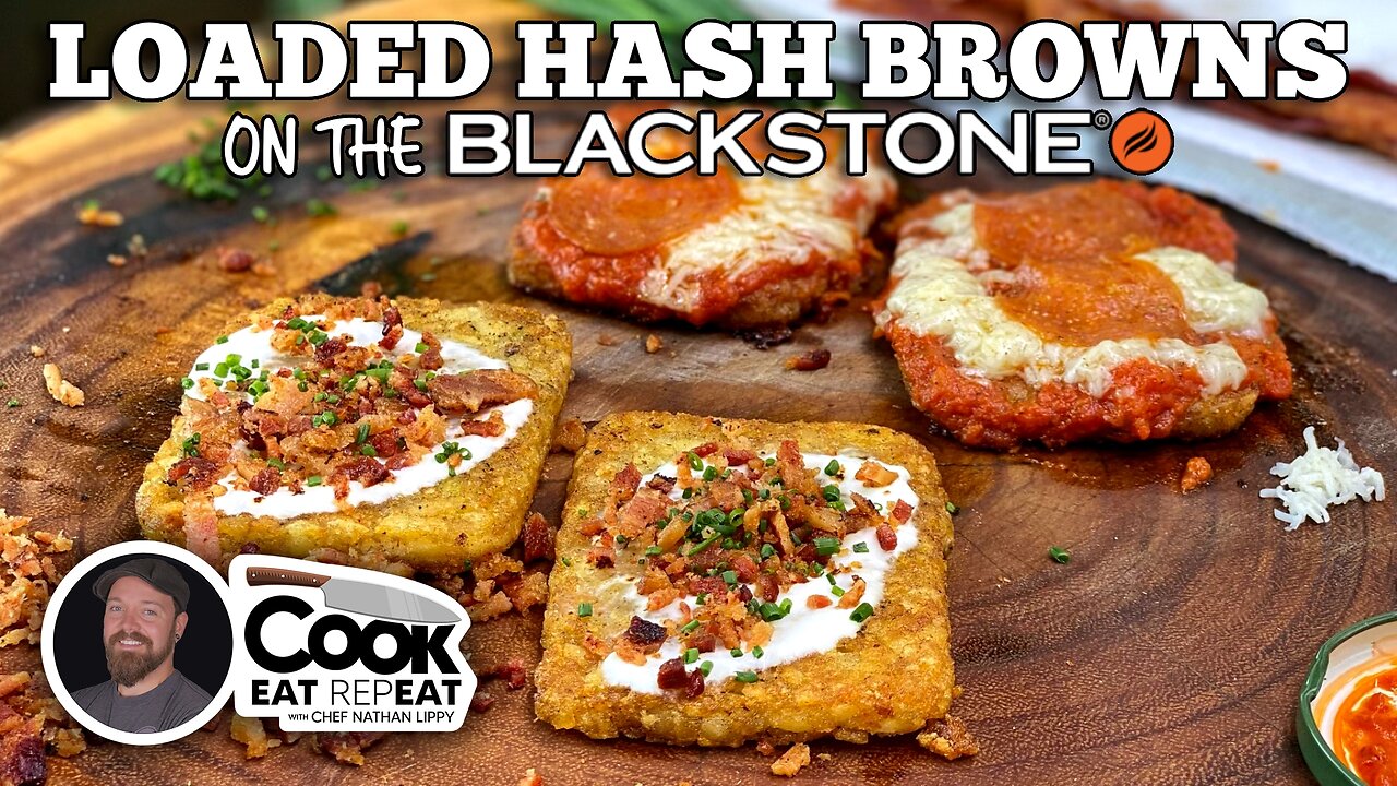 Quick & Easy Loaded Hash Browns | Blackstone Griddles