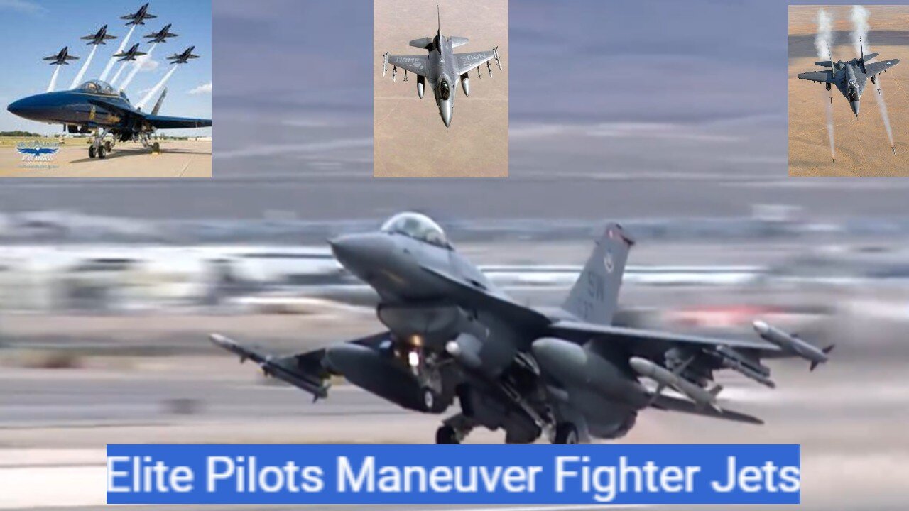 Elite Pilots Maneuver Fighter Jets in Intense Aerial Combat Simulation