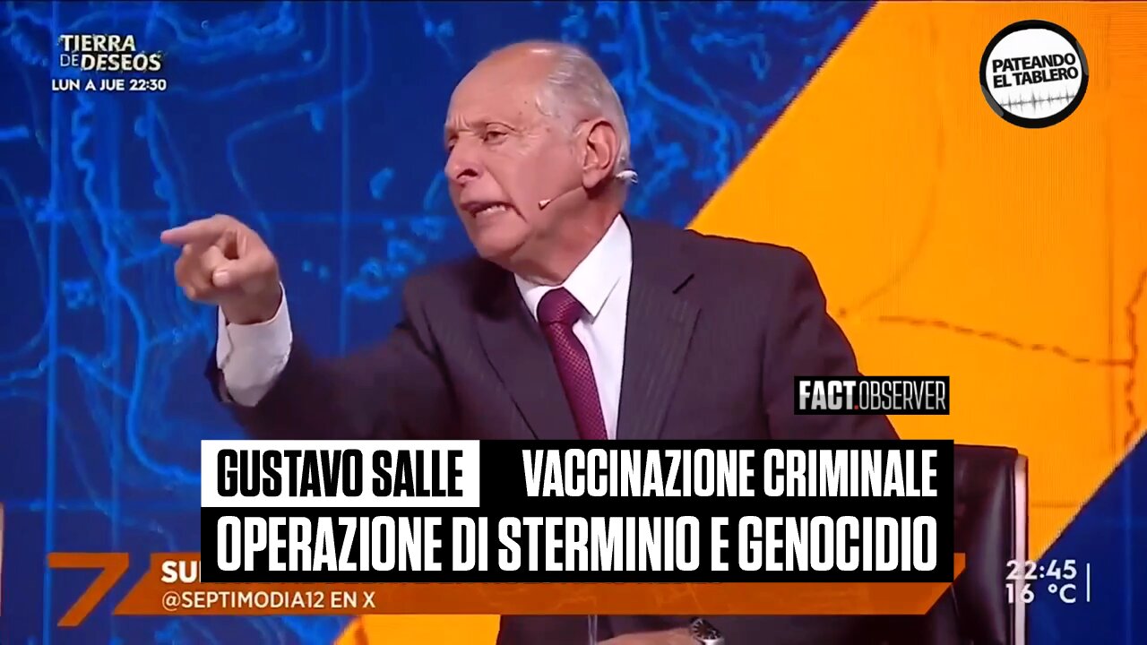 Gustavo Salle - Vaccinazione criminale operazione di sterminio e genocidio