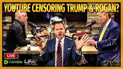 YOUTUBE CENSORS JOE ROGAN AND TRUMP. WE DO NOT! | MIKE CRISPI UNAFRAID 10.29.24 10AM EST