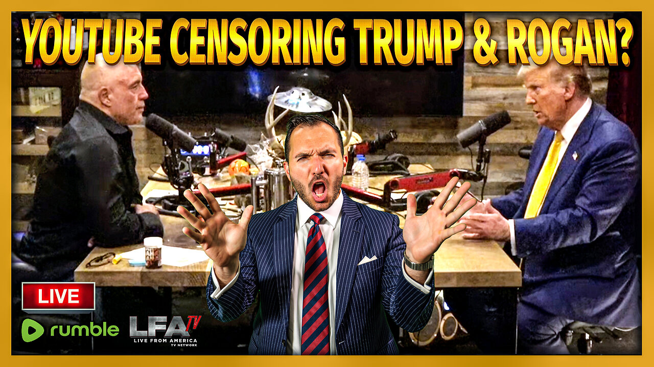 YOUTUBE CENSORS JOE ROGAN AND TRUMP. WE DO NOT! | MIKE CRISPI UNAFRAID 10.29.24 10AM EST