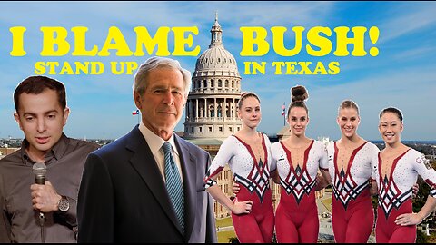 I Blame George W. Bush! | Trying Conservative Jokes in Houston, TX