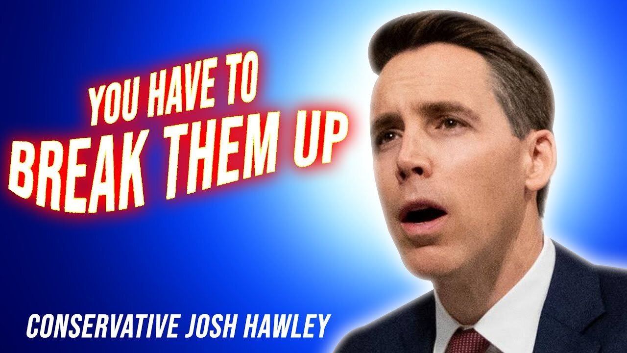 Conservative Fascist Josh Hawley Wants MLB Break Up