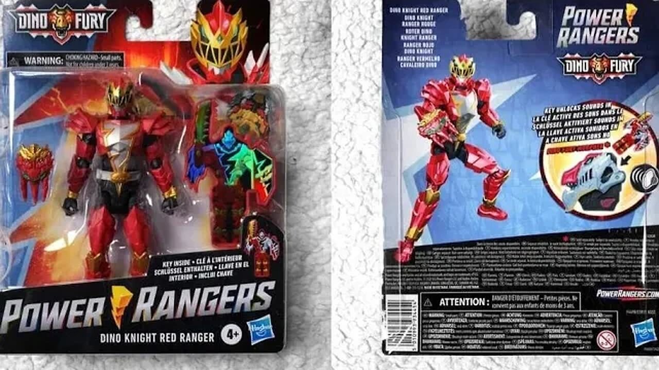 Dino Knight Red Ranger Figure IS HERE! Power Rangers Dino Fury Season 2#PowerRangersDinoFury