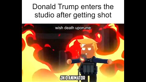 Donald Trump Enters The Studio After Getting Shot