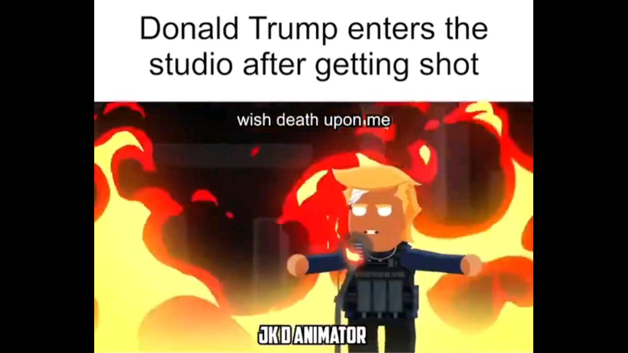 Donald Trump Enters The Studio After Getting Shot