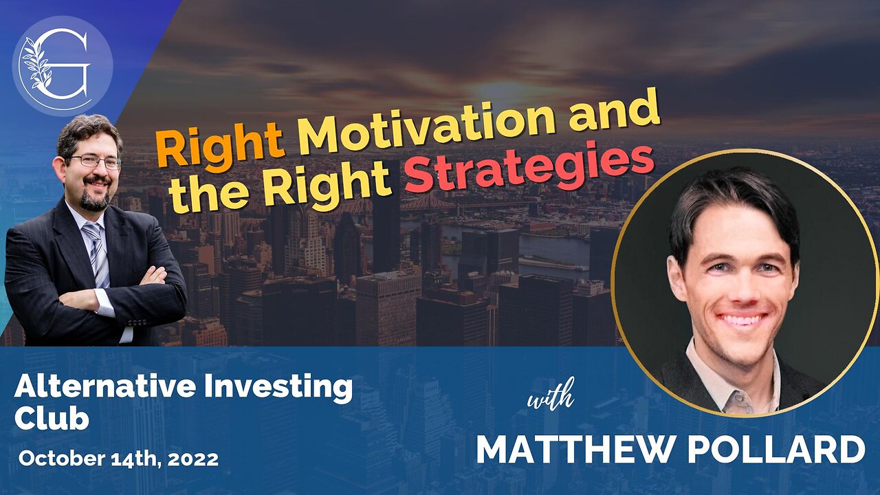 The Right Motivation and the Right Strategies