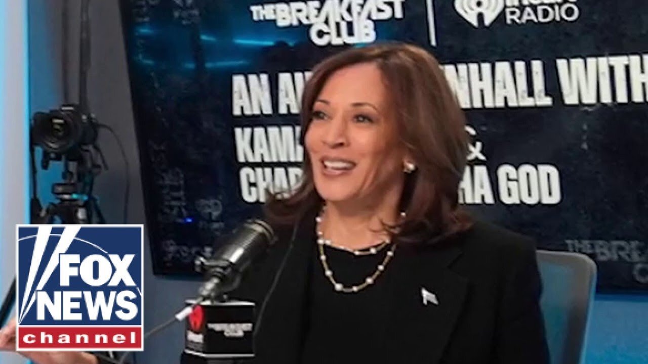 Harris doubles down on criticism of 'disinformation' when pressed on record