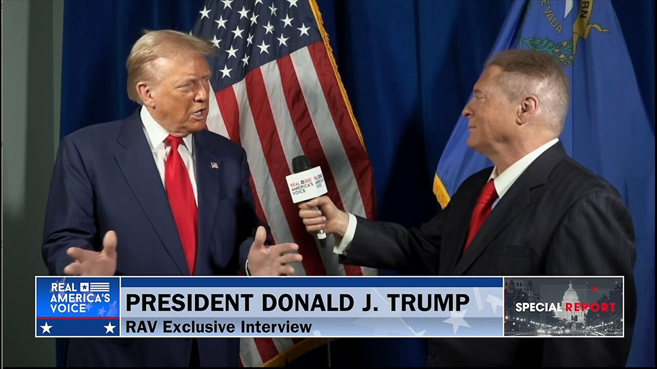 ROOT REACTION EXCLUSIVE INTERVIEW WITH PRESIDENT TRUMP