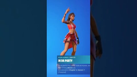 Fortnite In Da Party Emote