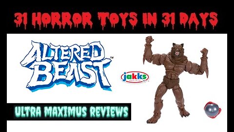 🎃 Werewolf Altered Beast | 31 Horror Toys in 31 Days